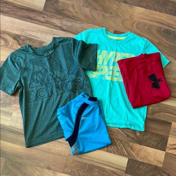 Adidas Green Short Sleeve Tee for Active Wear - Picture 7 of 7